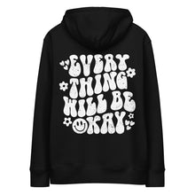 Load image into Gallery viewer, Brave Bird Lab 'Everything will be ok' Premium Unisex Embroidered Eco Hoodie
